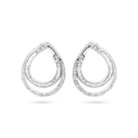 Elegant Teardrop Zircon Earrings image