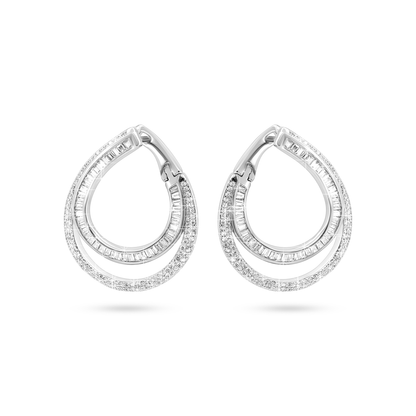 Elegant Teardrop Zircon Earrings