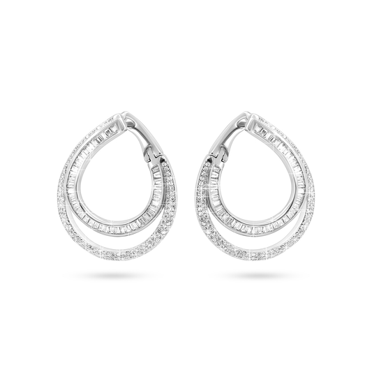 Elegant Teardrop Zircon Earrings