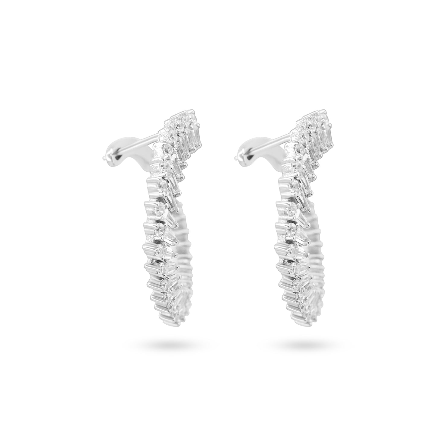Loop-around Hoop Earrings