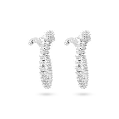 Loop-around Hoop Earrings