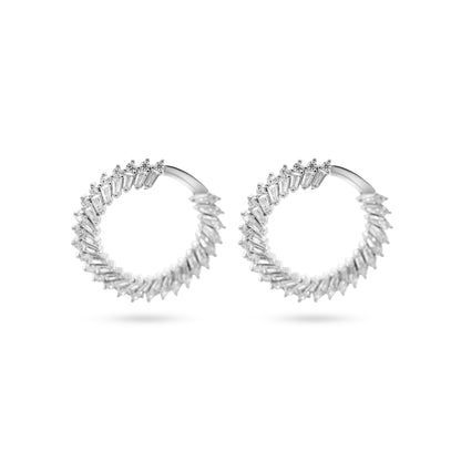 Loop-around Hoop Earrings