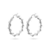 Twisted Elegance Hoop Earrings image