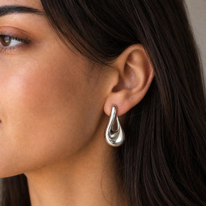 Chunky Knot Drop Earrings