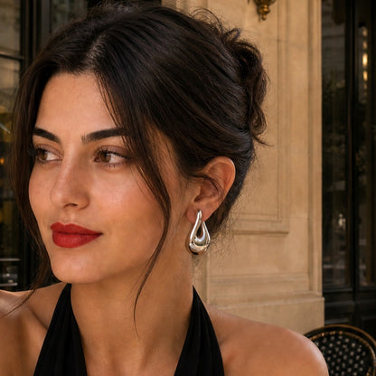 Chunky Knot Drop Earrings