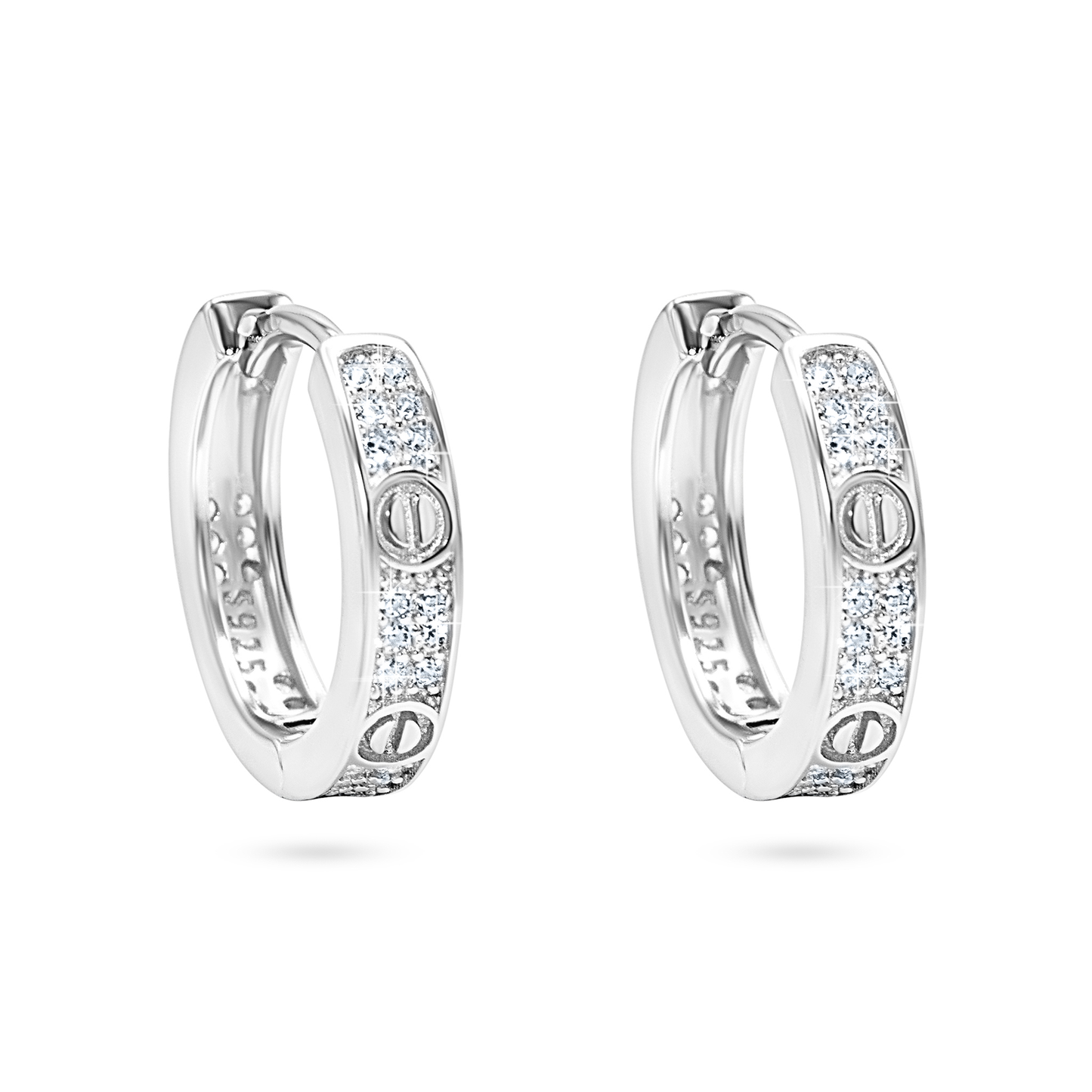 Icon Pavé Hoop Earrings