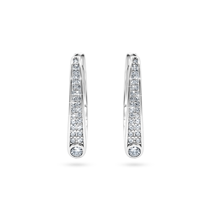 Apex Pavé Hoop Earrings