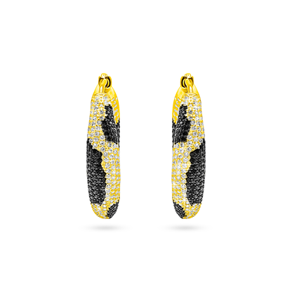 Panther Pavé Hoop Earrings