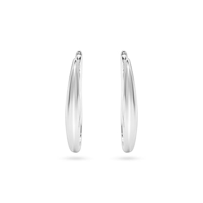 Oragnic Oval Hoop Earrings