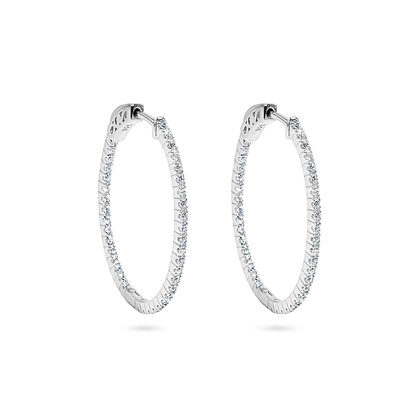 Inside-out Sparkle Hoop 3 cm