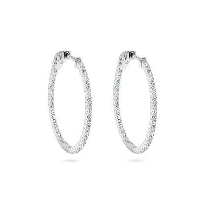 Inside-out Sparkle Hoop 3 cm