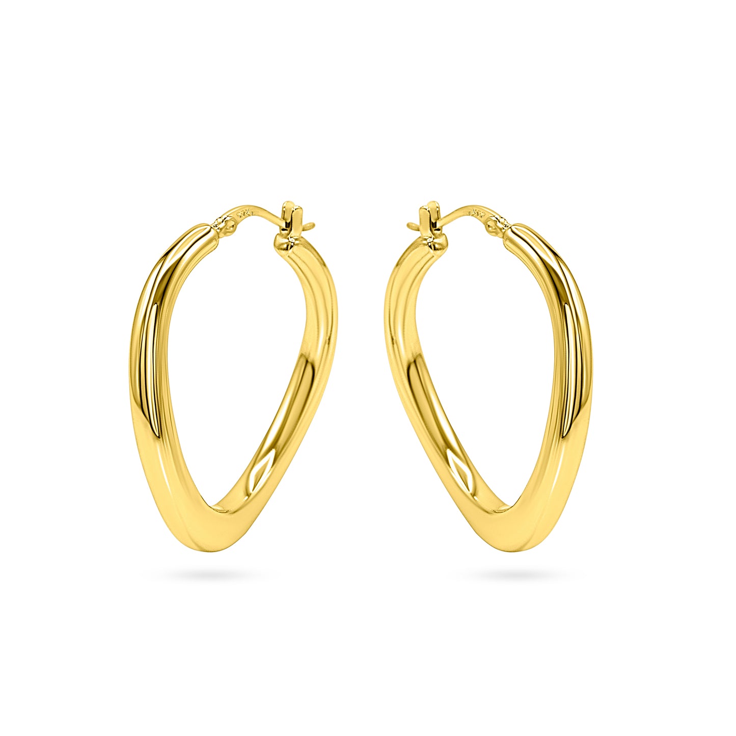 Thick Round Hoop Earring