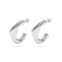 Fluid Form Chunky Dangle Earrings image