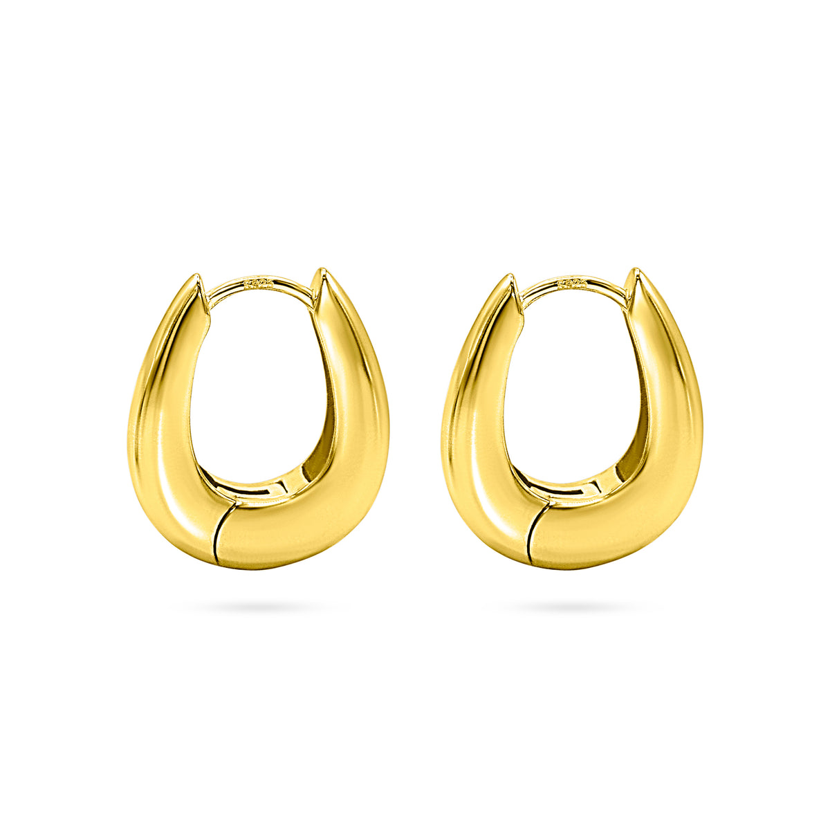 Tapered Hoop Earring