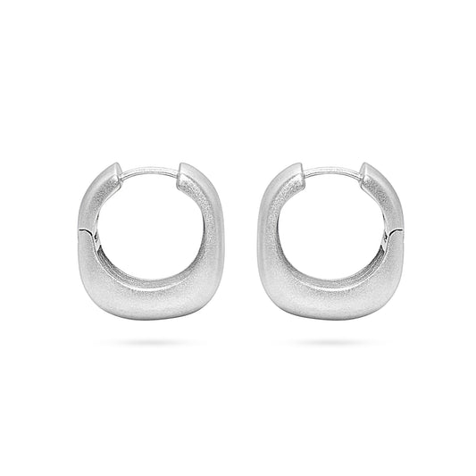 Chunky Huggie Band Hoop Earring