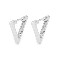 Angular Triangle Hoop Earring image