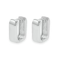 Squared Huggie Hoop Earring image