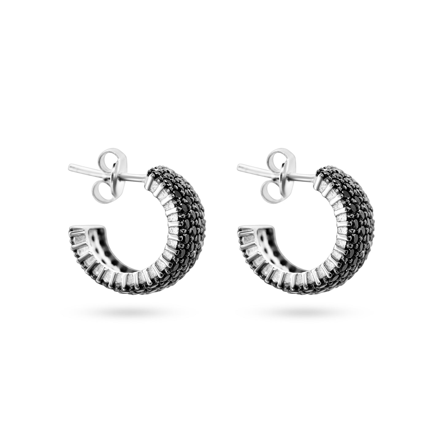 Radiant Crescent Hoops