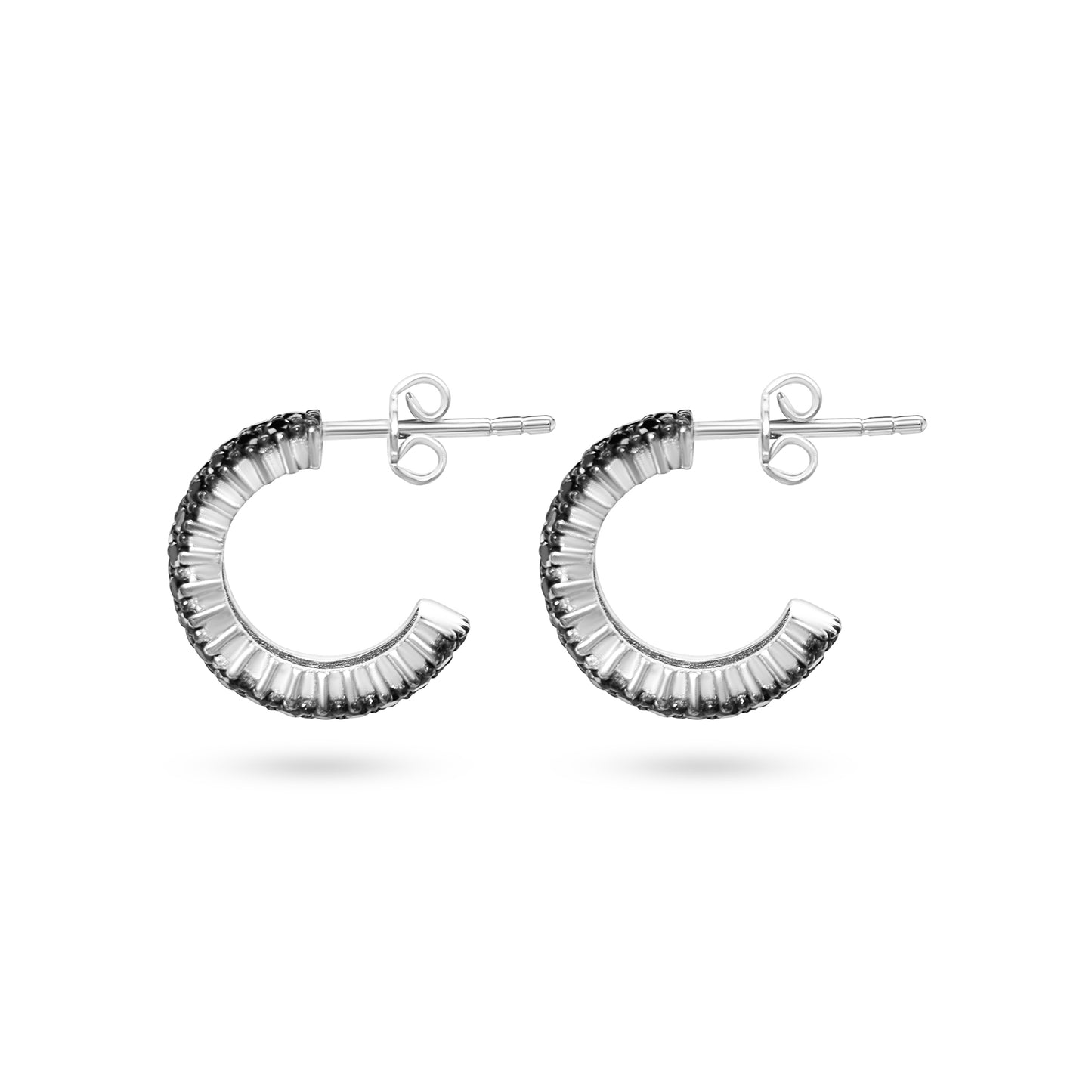 Radiant Crescent Hoops