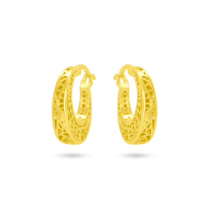 Filigree Small Hoops