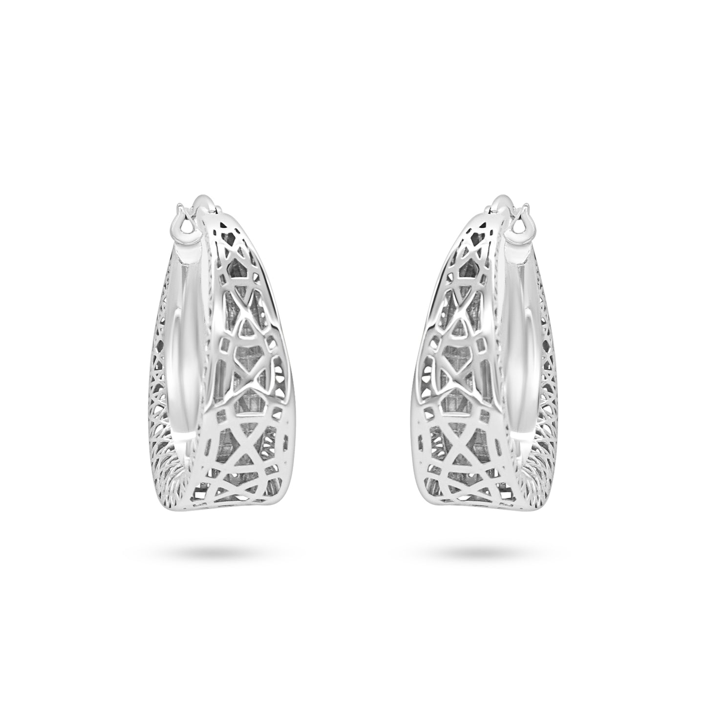 Filigree Wide Hoops