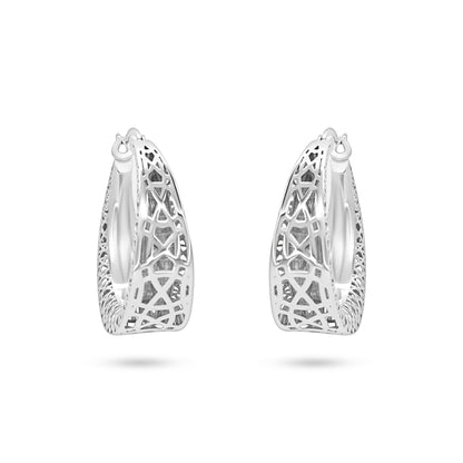 Filigree Wide Hoops