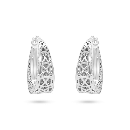 Filigree Wide Hoops