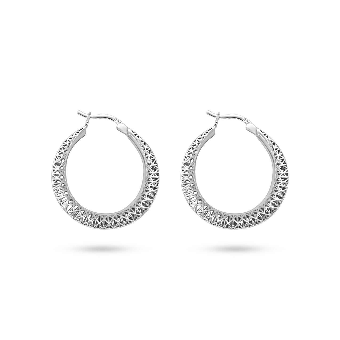 Filigree Wide Hoops