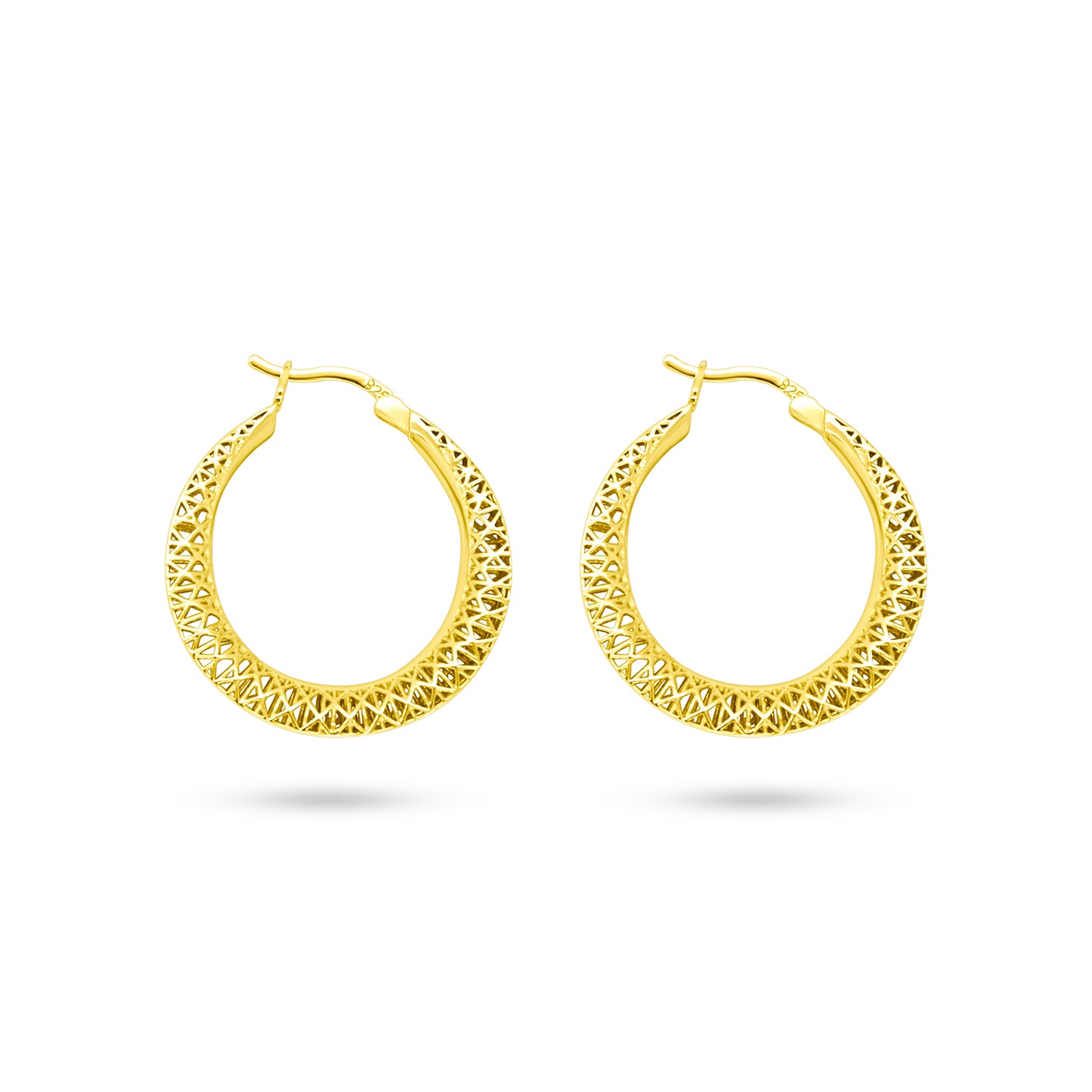 Filigree Wide Hoops