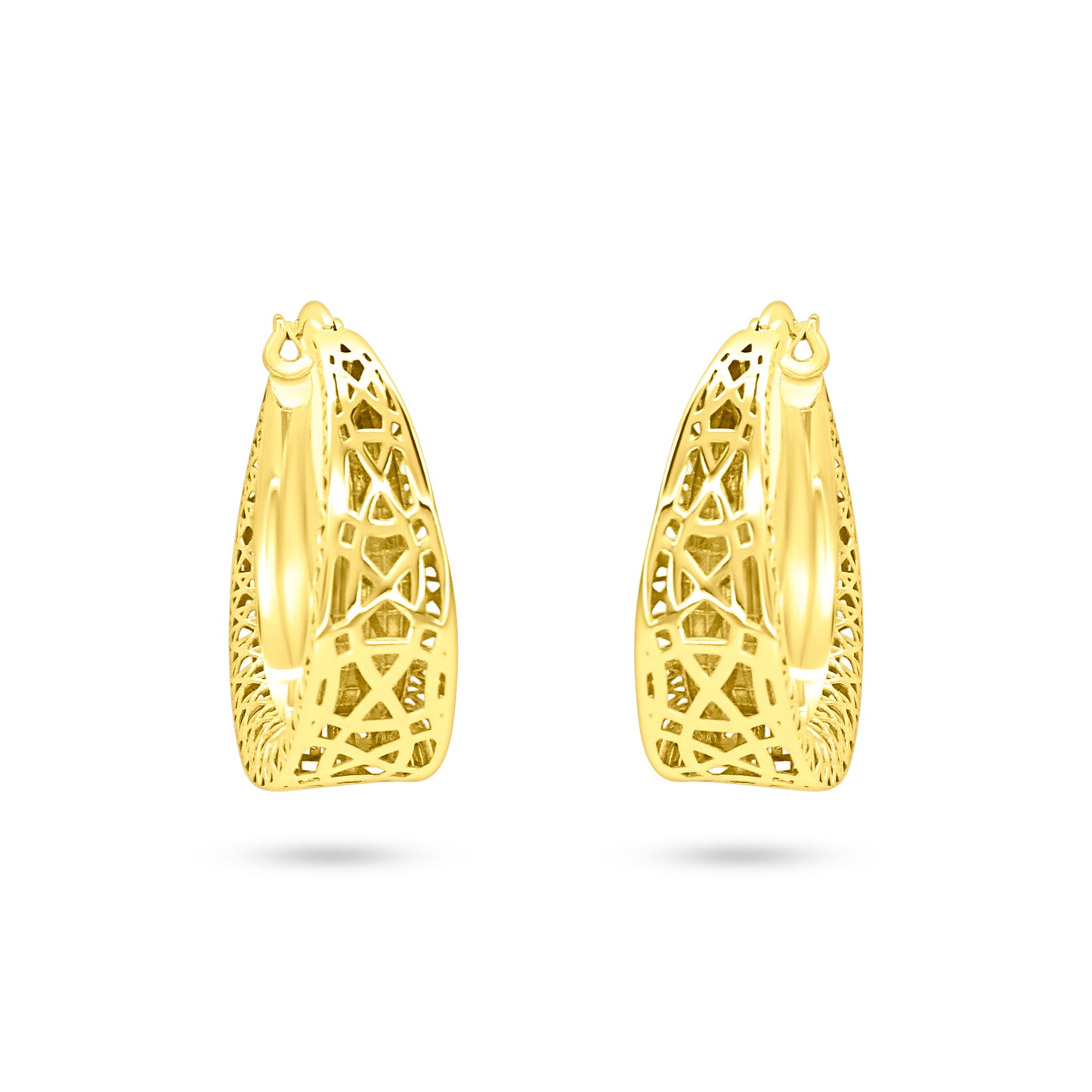 Filigree Wide Hoops