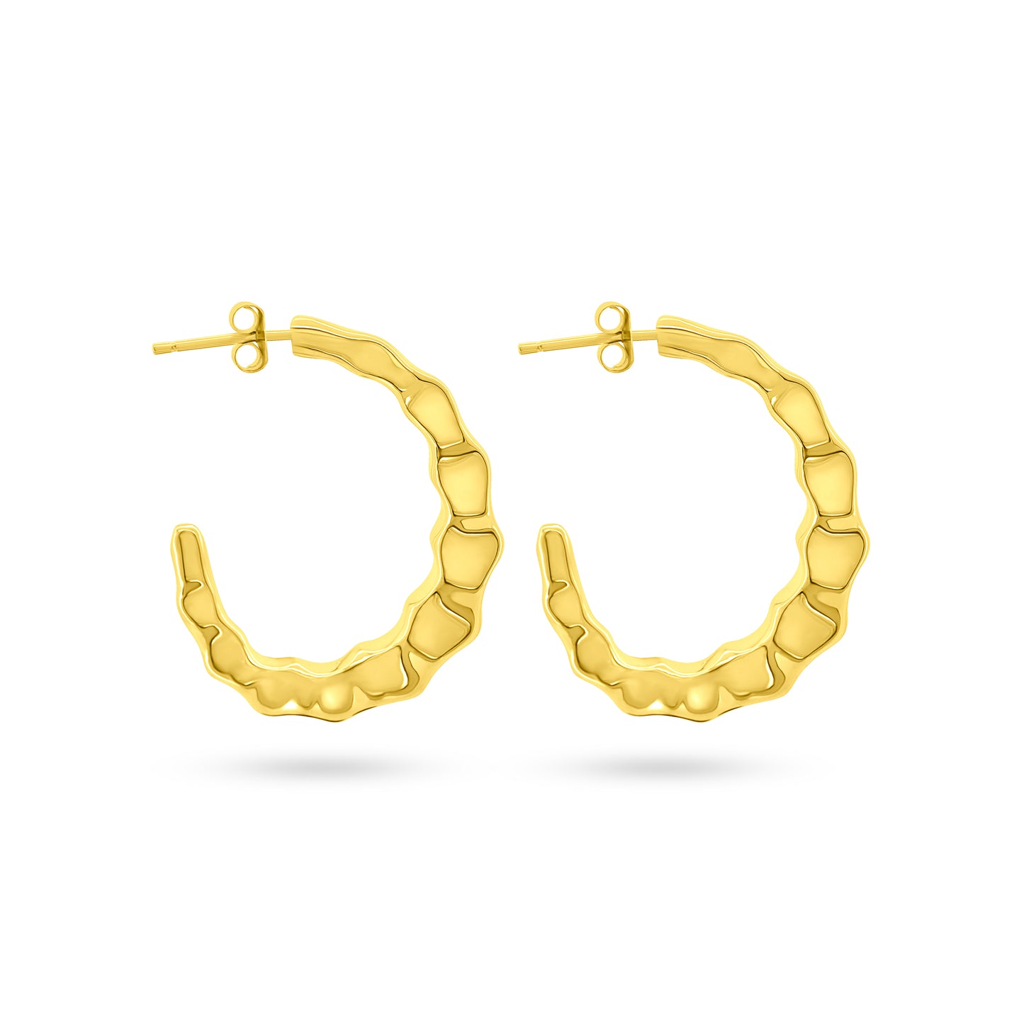 Sculpted Hoops