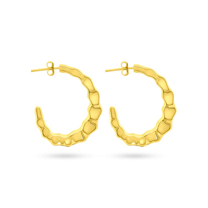 Sculpted Hoops