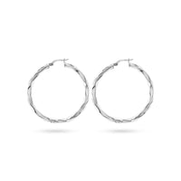 Twisted Elegance Hoop Earrings image