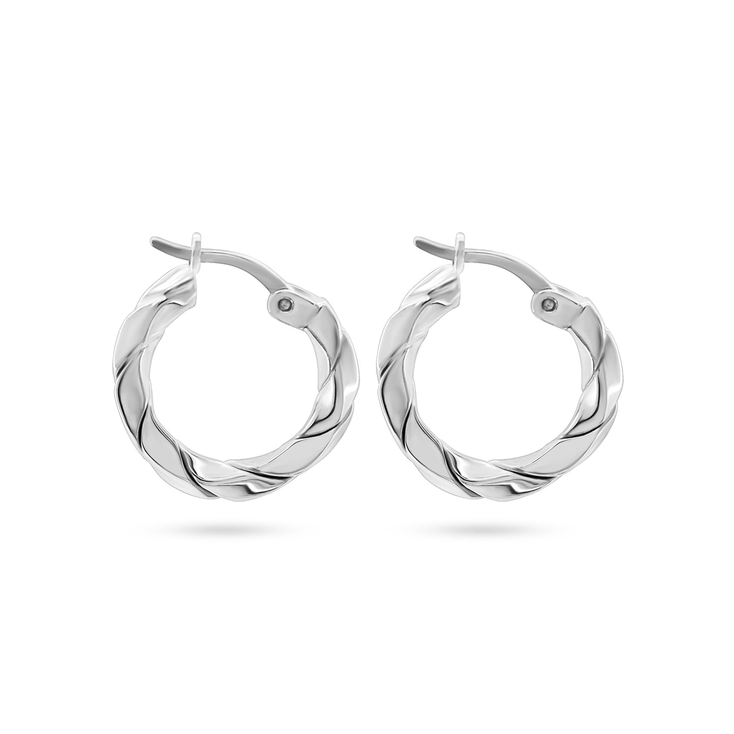 Twisted Elegance Hoop Earrings