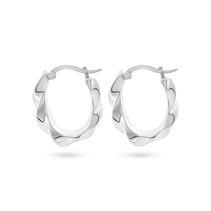 Twisted Elegance Hoops