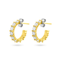 Gleaming Zircon Hoops image