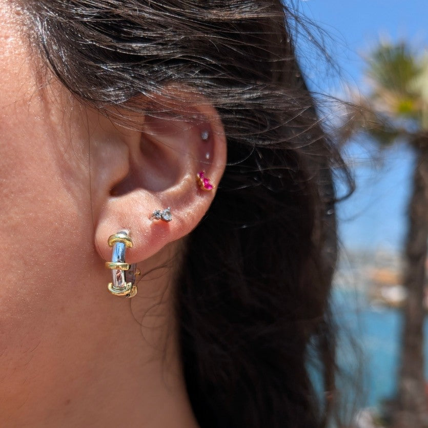 Segmented Round Hoops