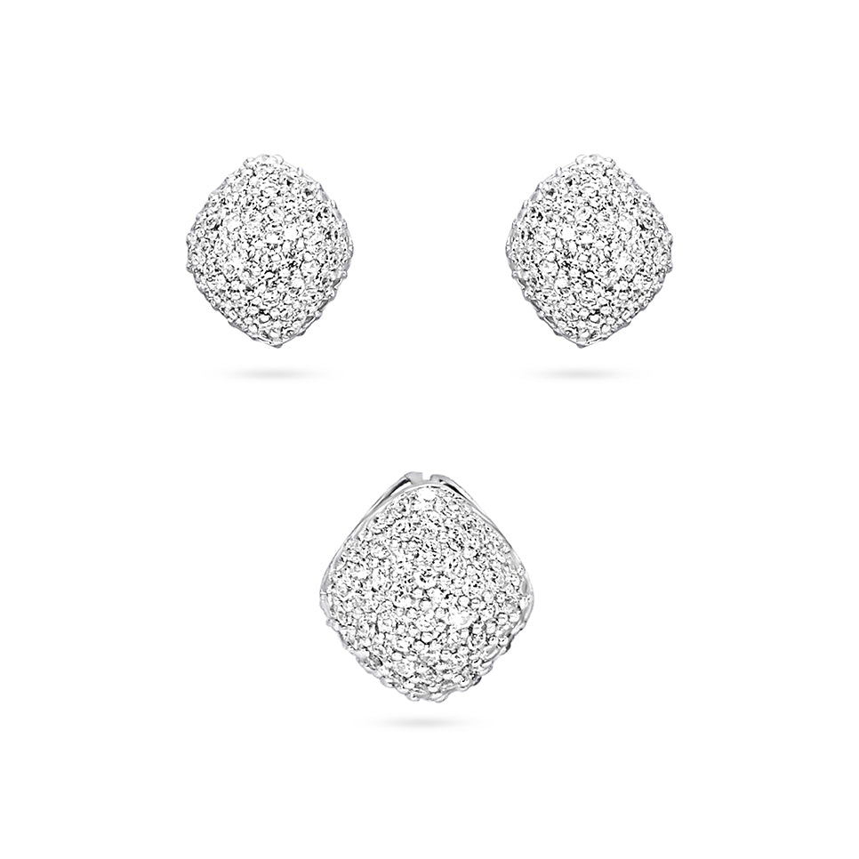 Pavé Pebble Zircon Half Set