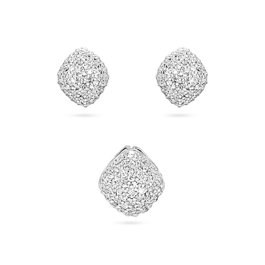 Pavé Pebble Zircon Half Set