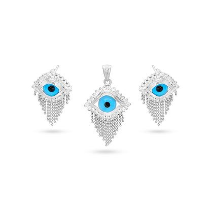 Blue Eye Charm Jewelry Set
