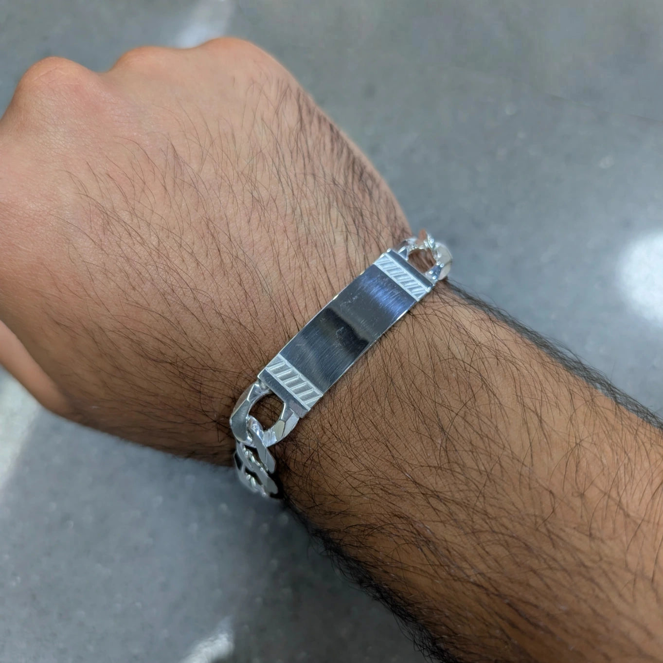 Curb Chain - Column ID Bracelet