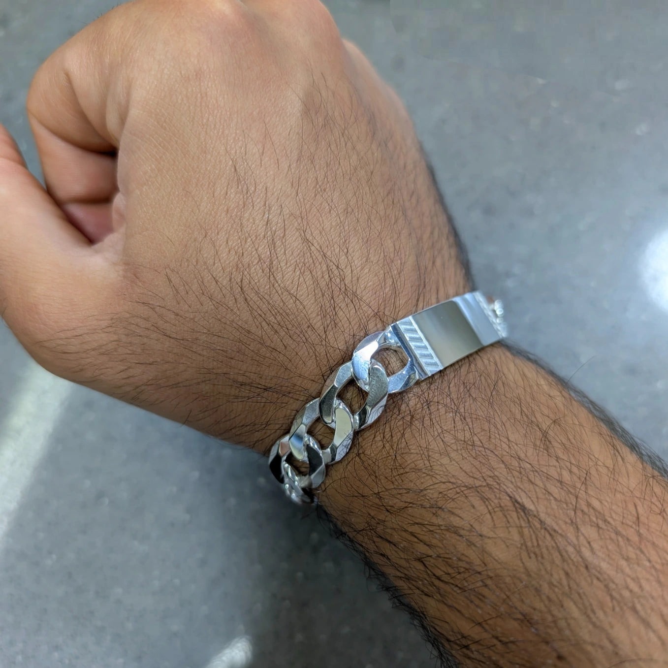 Curb Chain - Column ID Bracelet