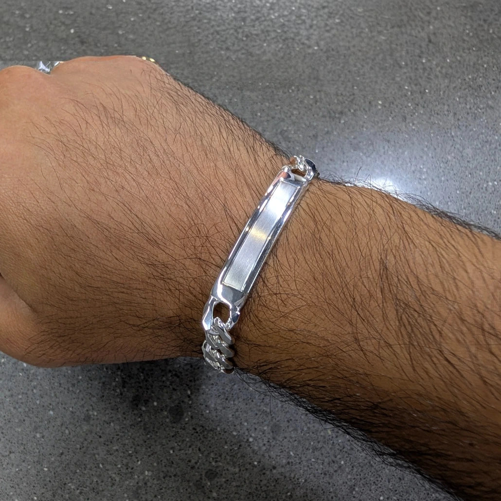 Satinato ID Bracelet 8 mm