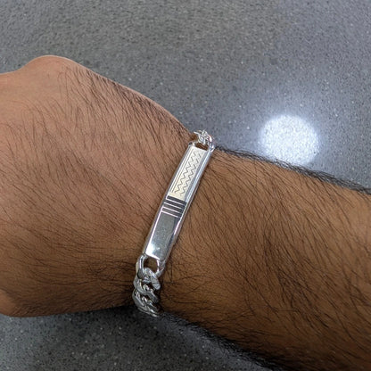 Curb Chain - Wave ID Bracelet