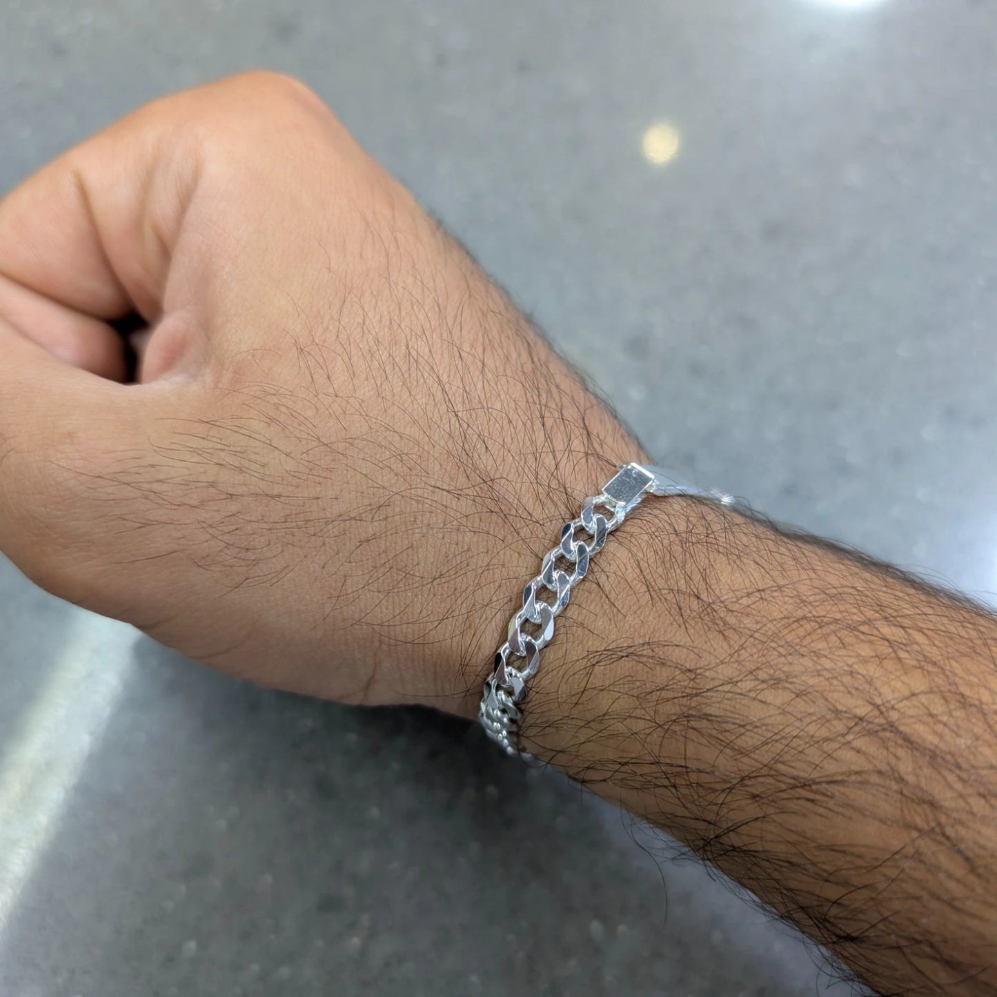 Curb Chain with Linked ID Bracelet - 10 mm