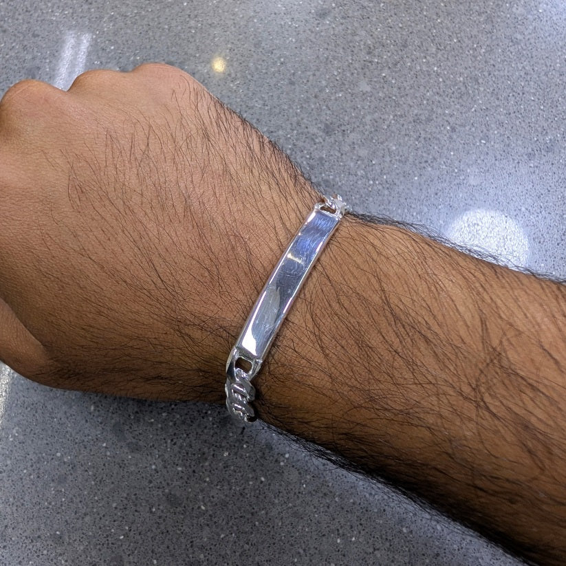 Anchor Chain - ID Bracelet 220 Gauge