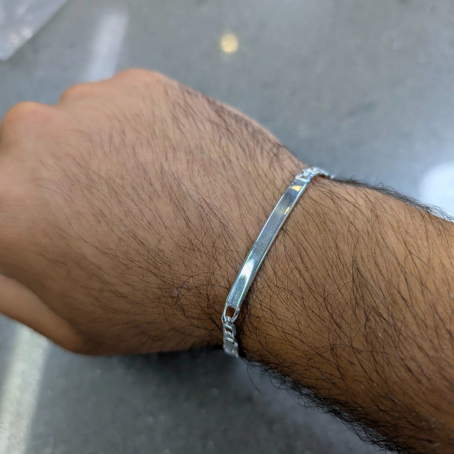 Double Chain ID Bracelet 5mm