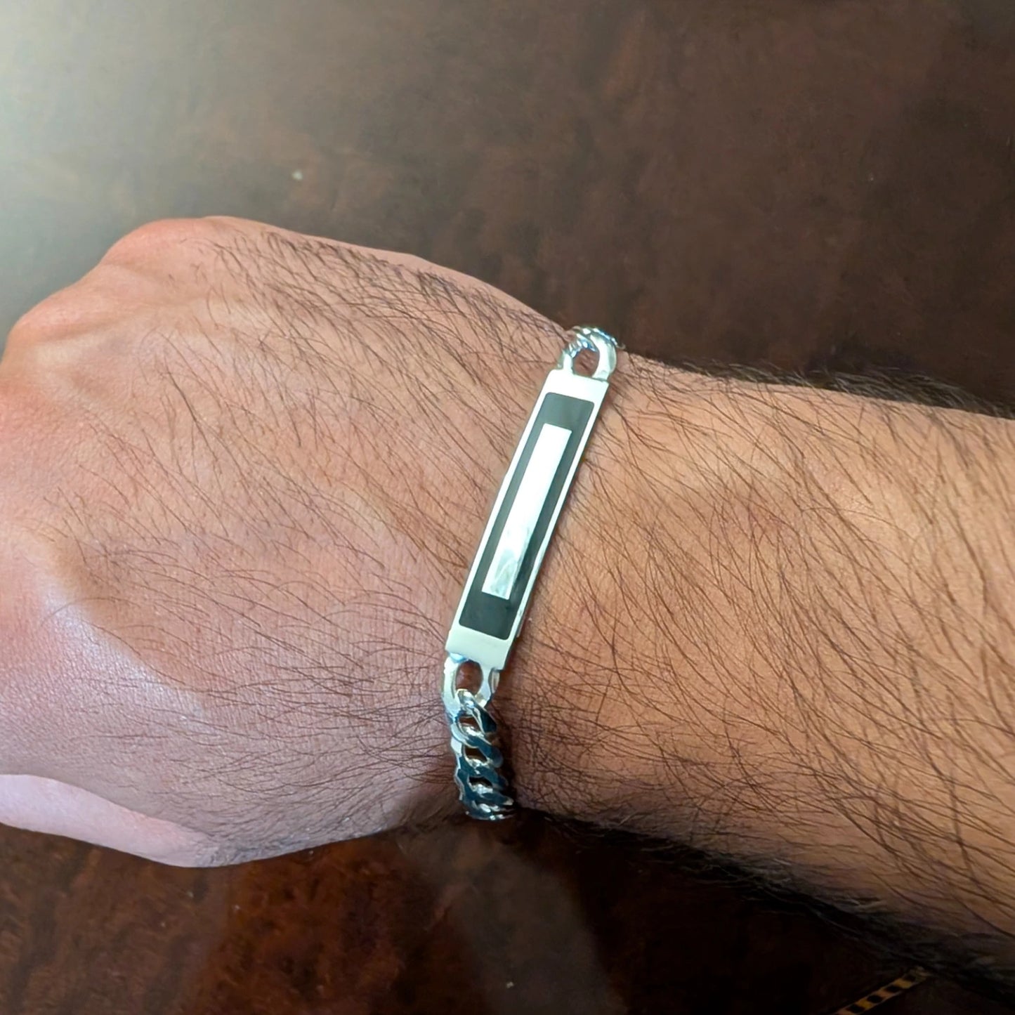 Smalto ID Bracelet Double Frame
