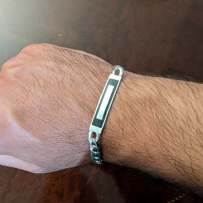 Smalto ID Bracelet Double Frame
