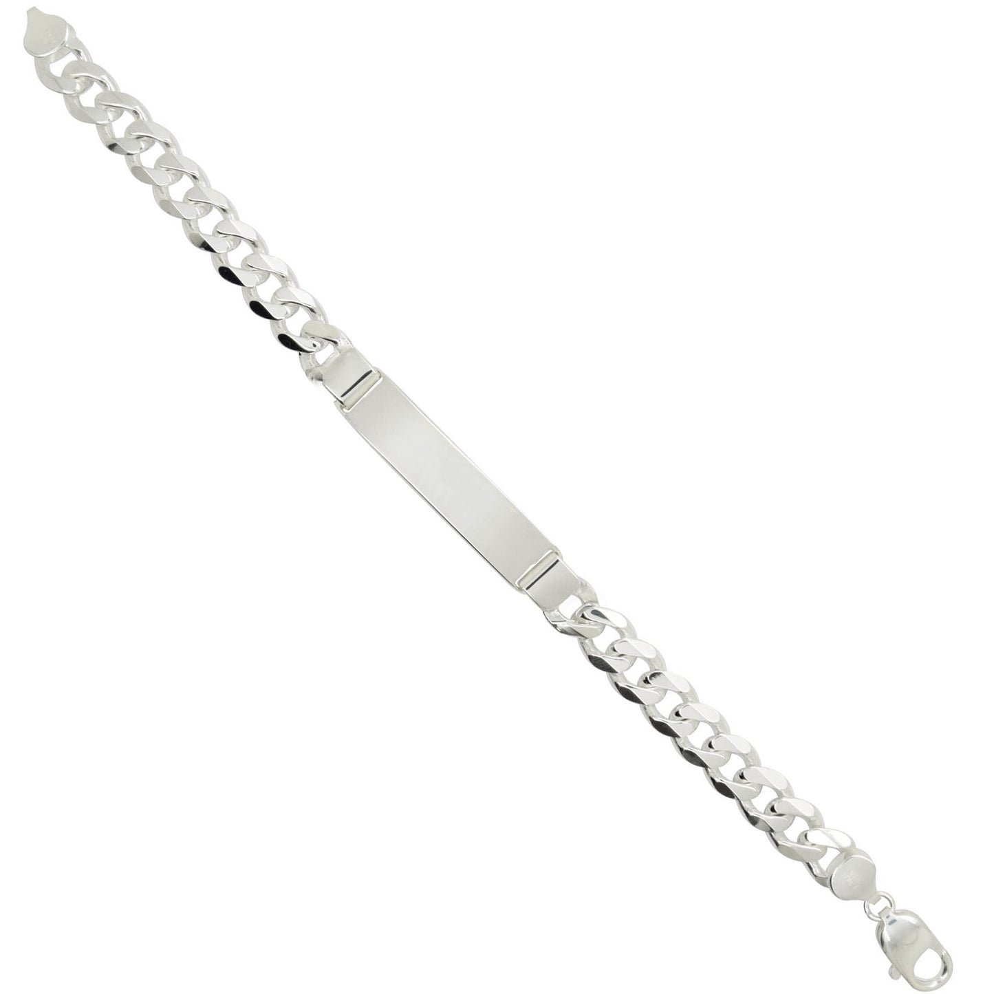Curb Chain with Linked ID Bracelet - 10 mm